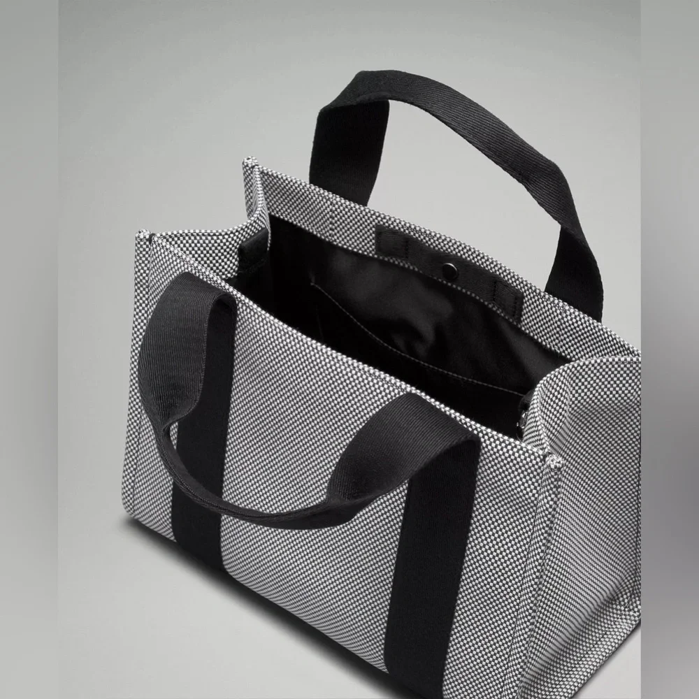 Two tone canvas mini tote bag 4.5L - Picture 5 of 10